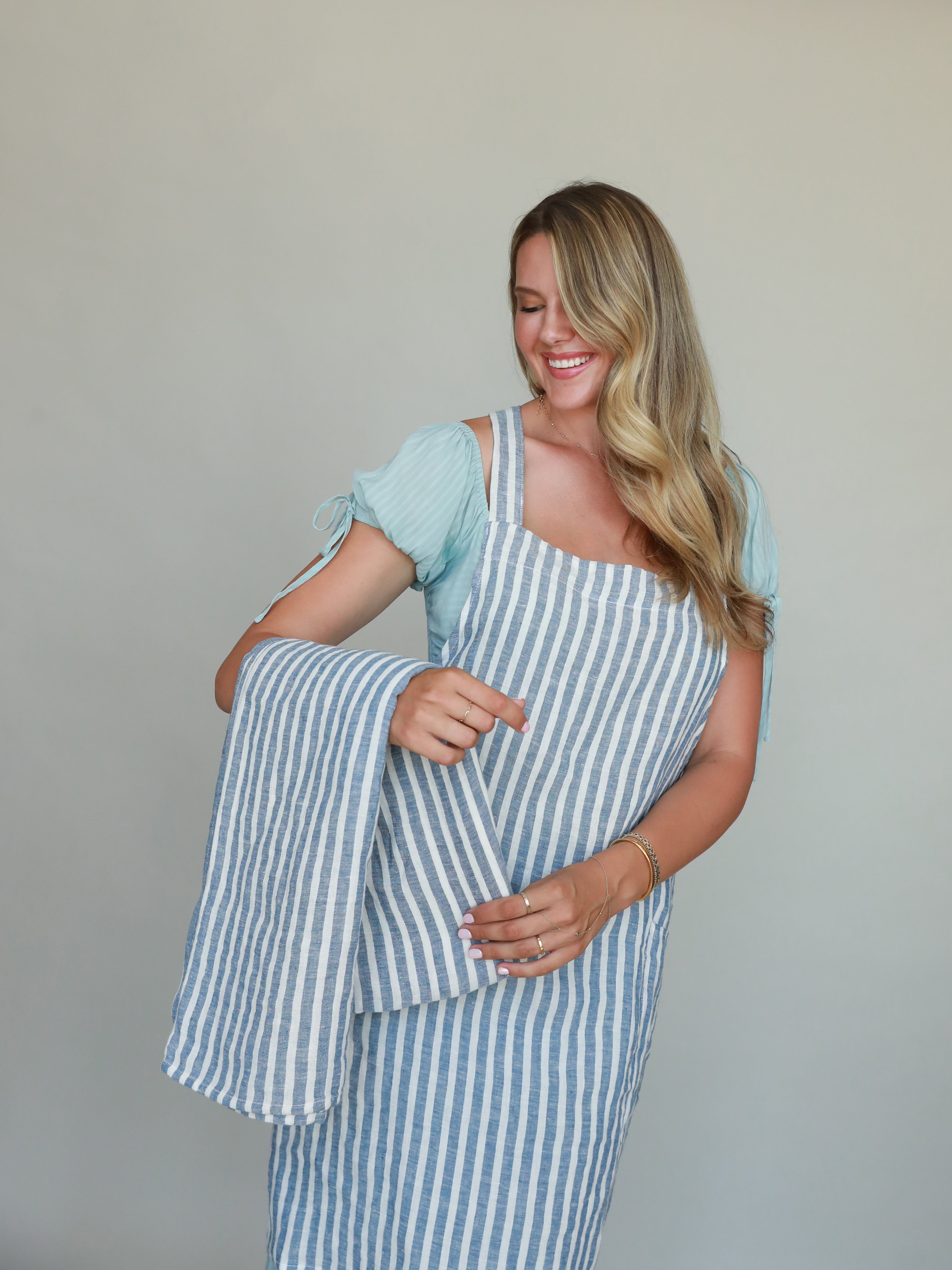 French Linen Crossback Apron