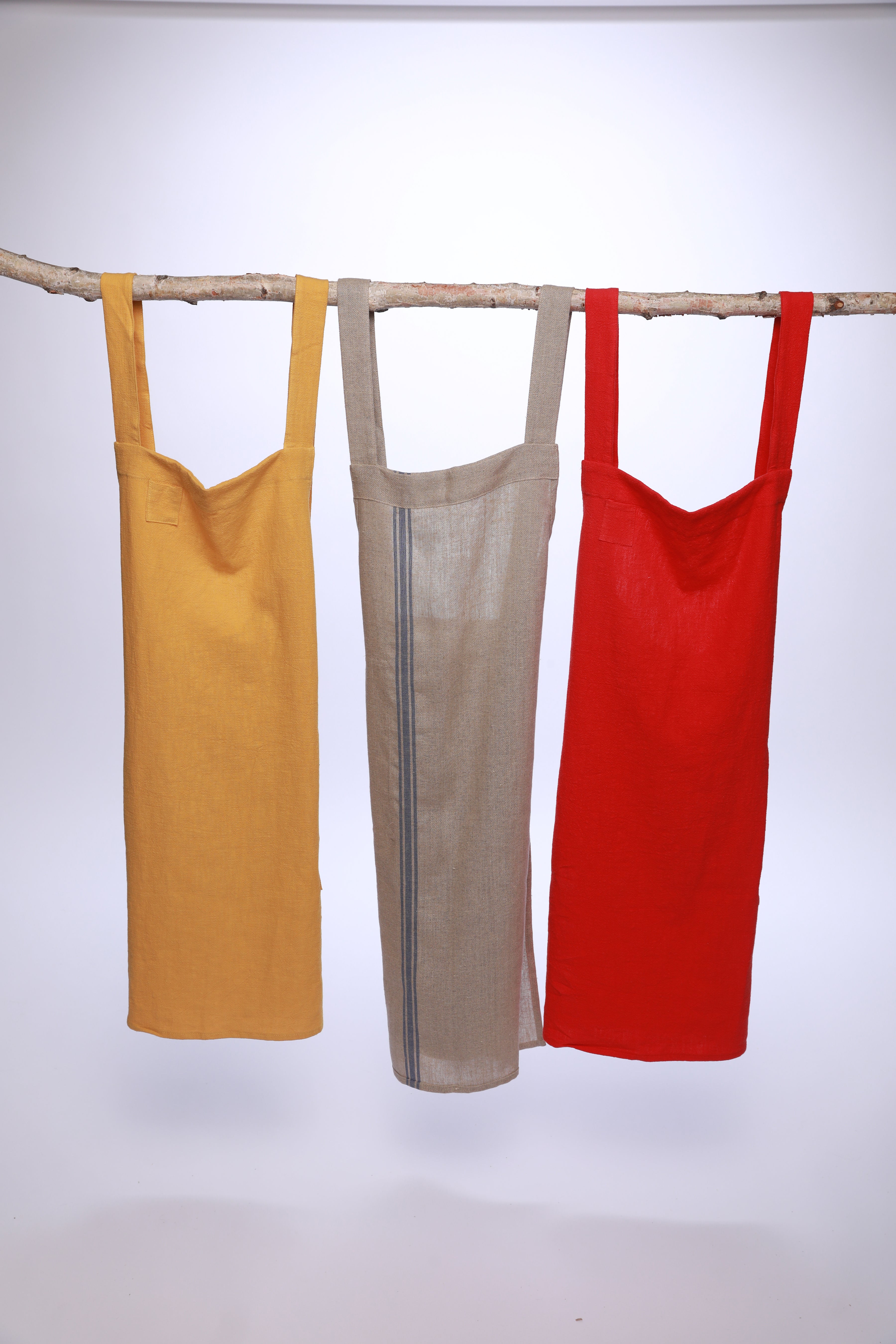 French Linen Crossback Apron