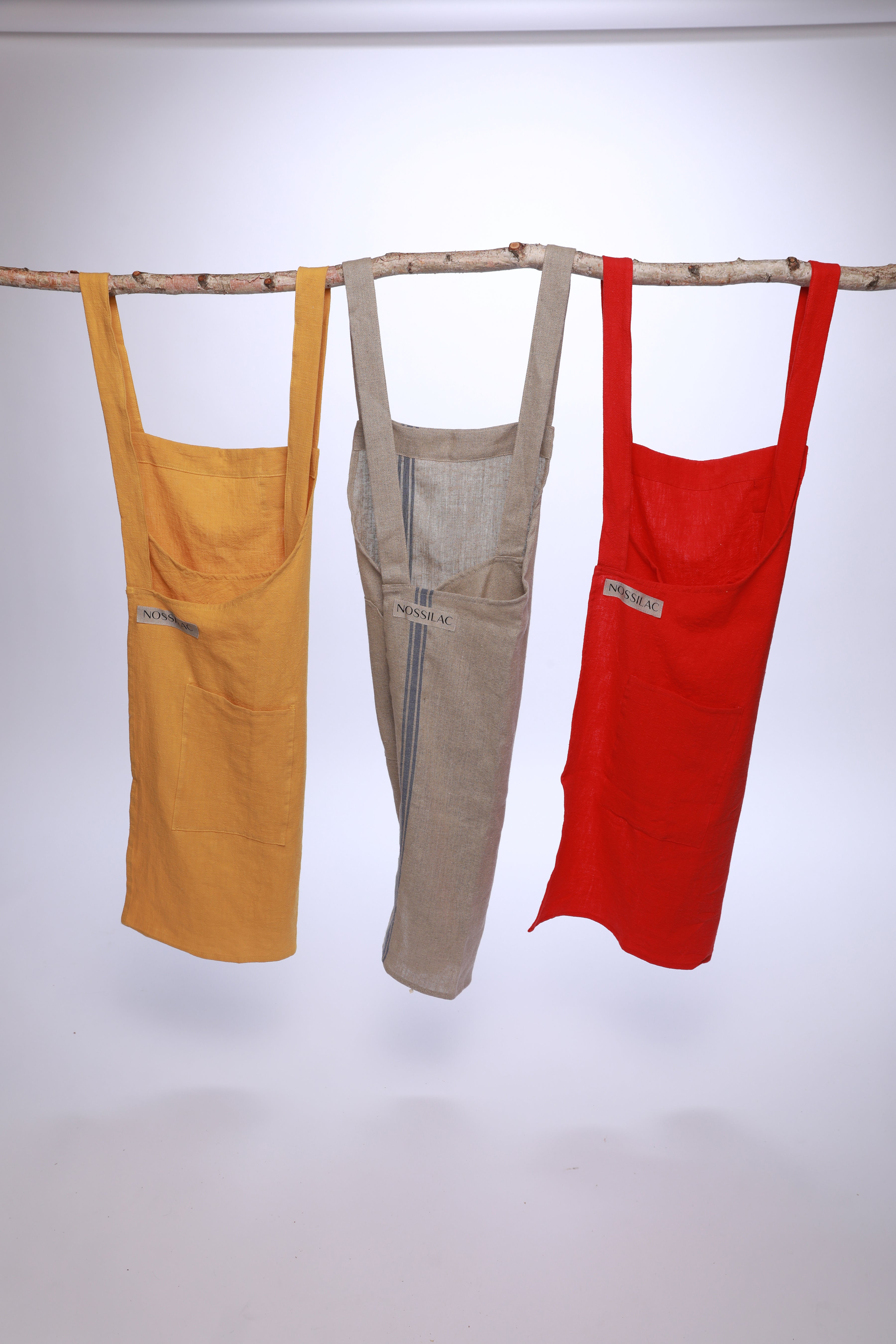 French Linen Crossback Apron