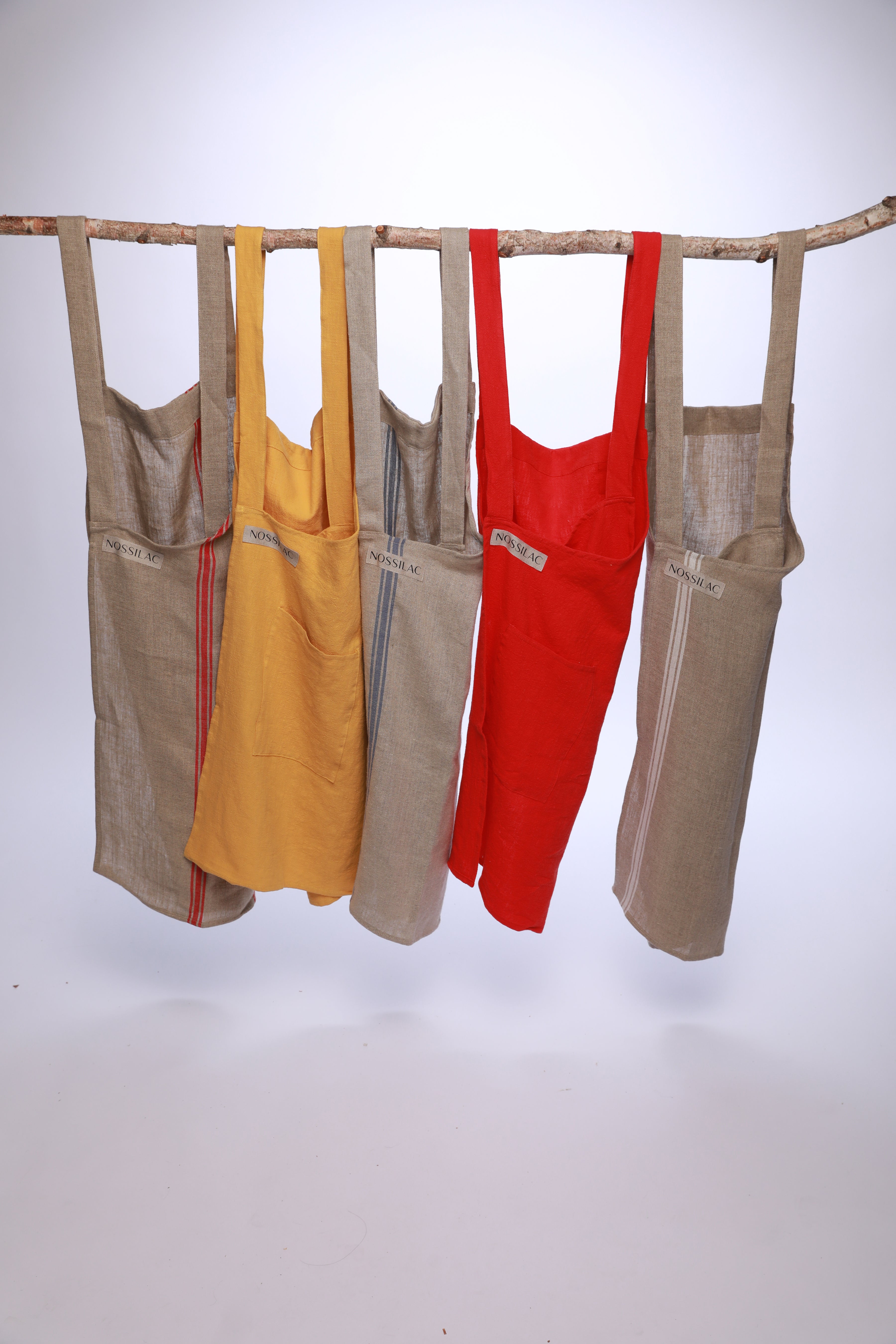 French Linen Crossback Apron