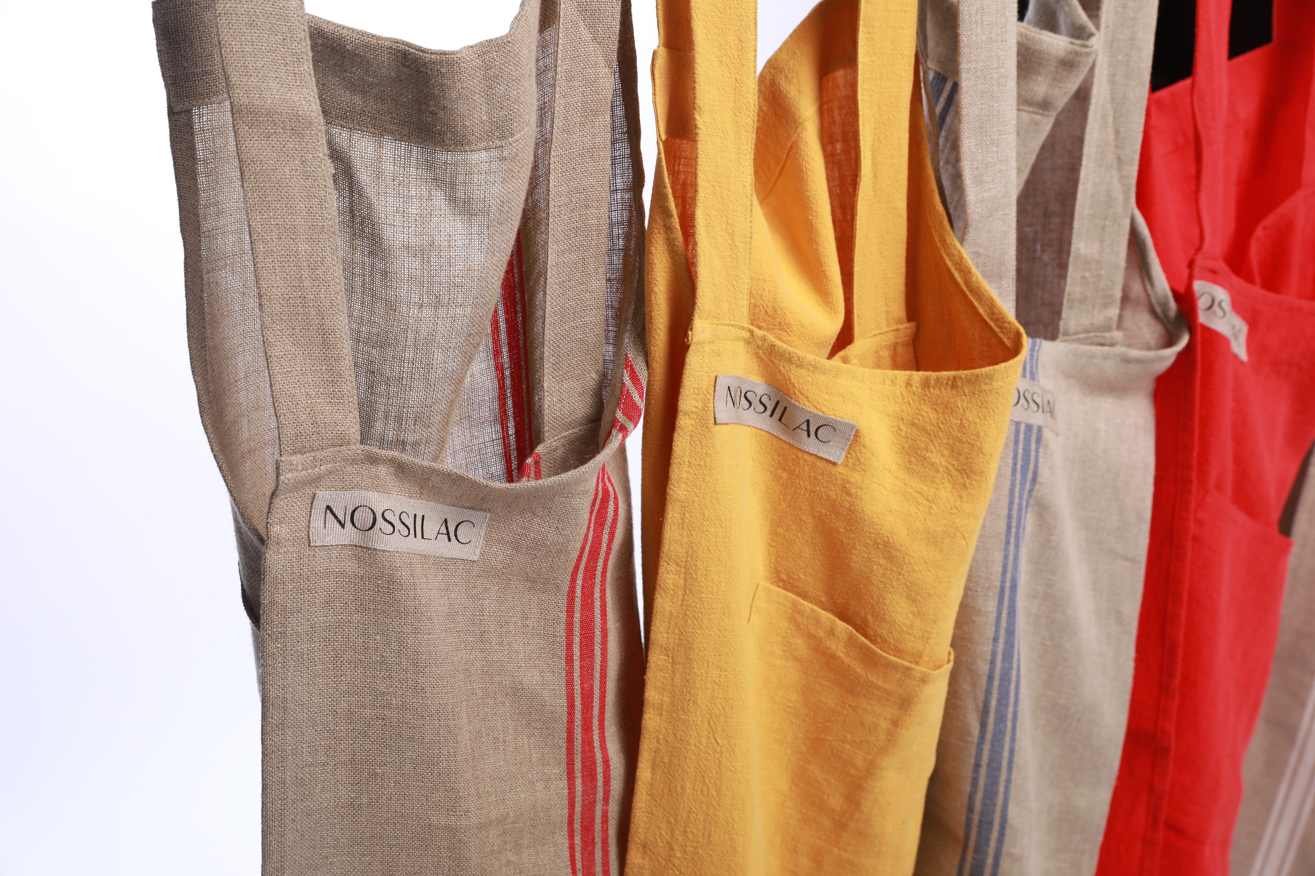 French Linen Crossback Apron 
